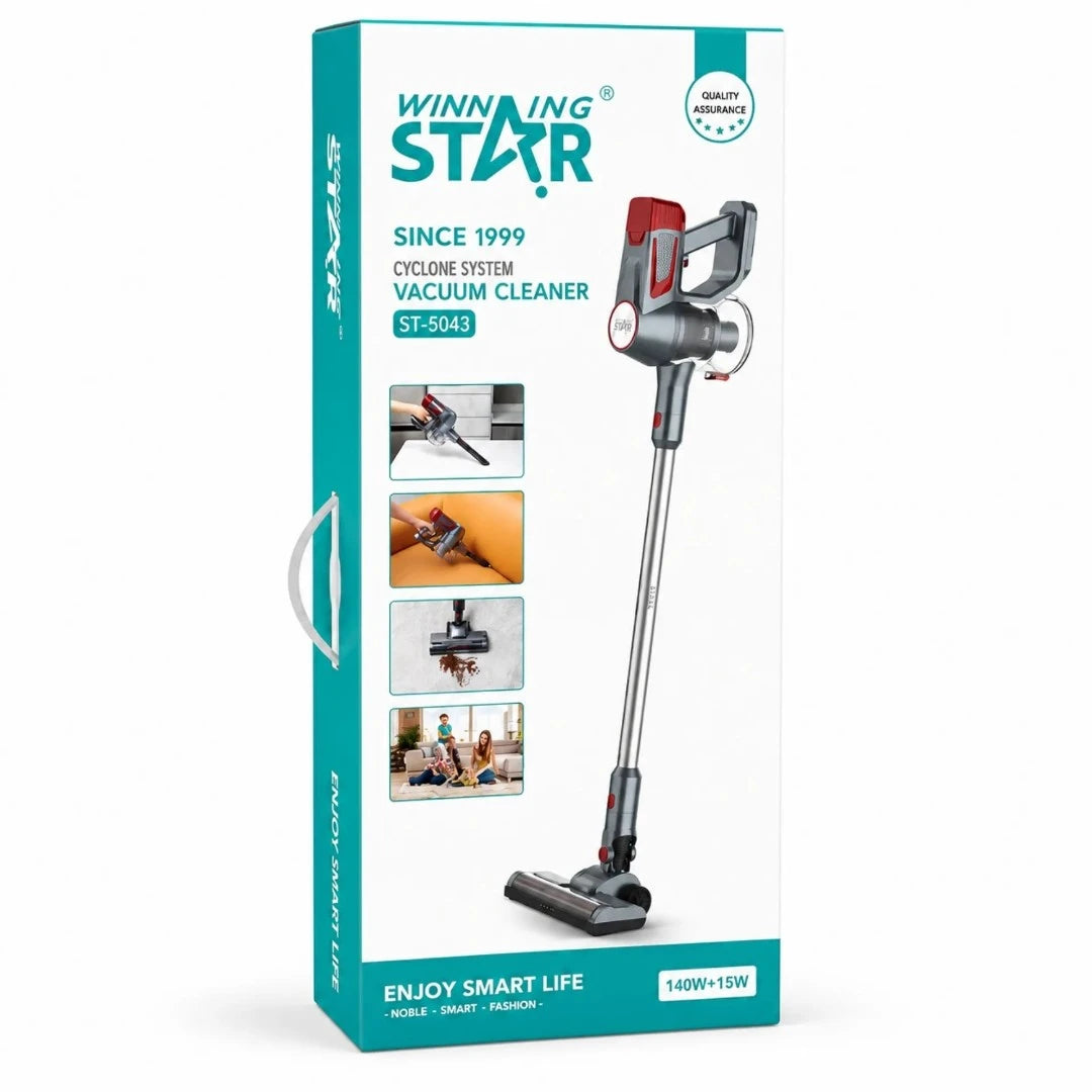 Aspiradora Inalámbrica Portátil Winning Star 140W Con 3 Boquillas ST-5043