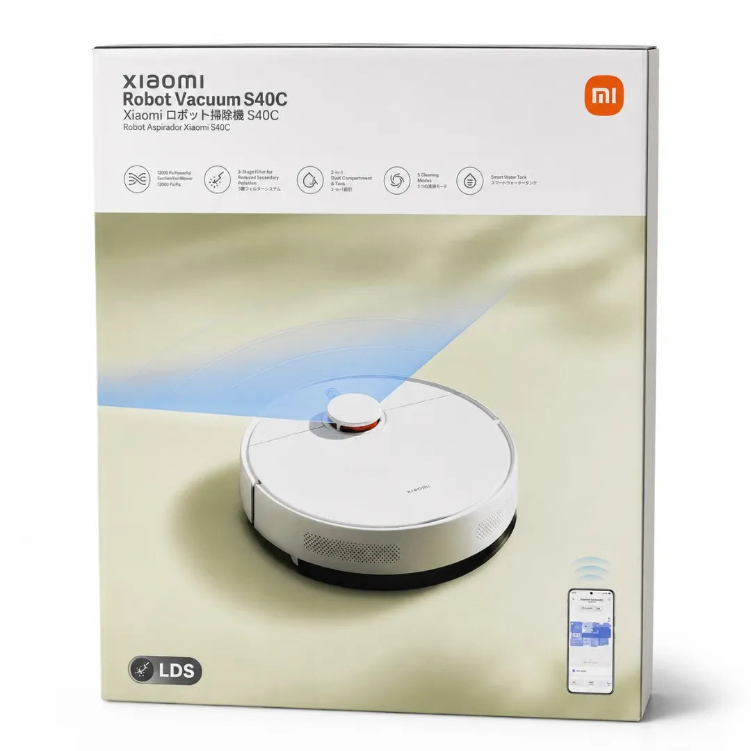 Aspiradora Xiaomi Robot Vacuum S40C Inteligente Con Navegación Láser Y Potencia De Succión 5000Pa BHR9653US