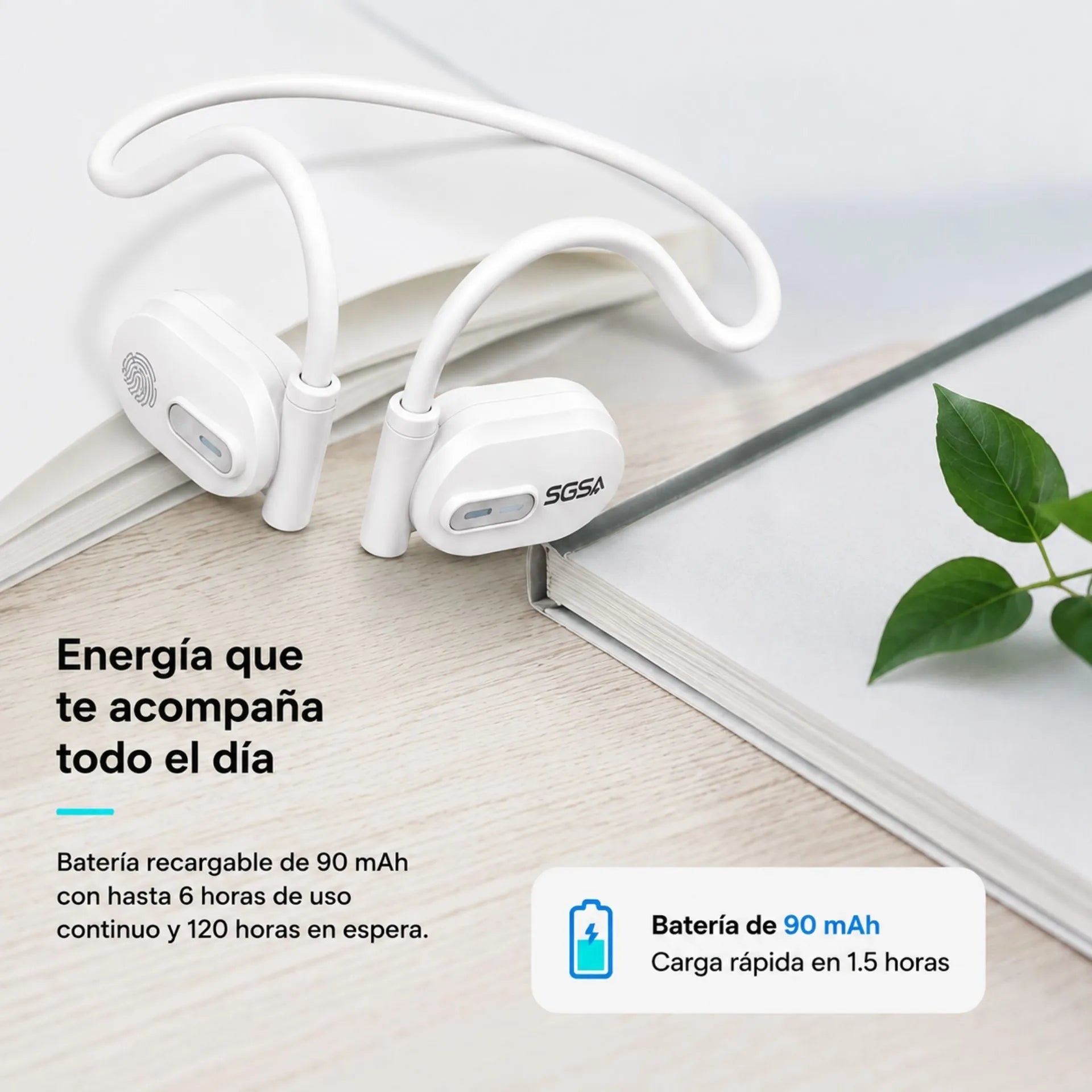 Audífonos Inalámbricos De Conducción Aérea Bluetooth SGS G7