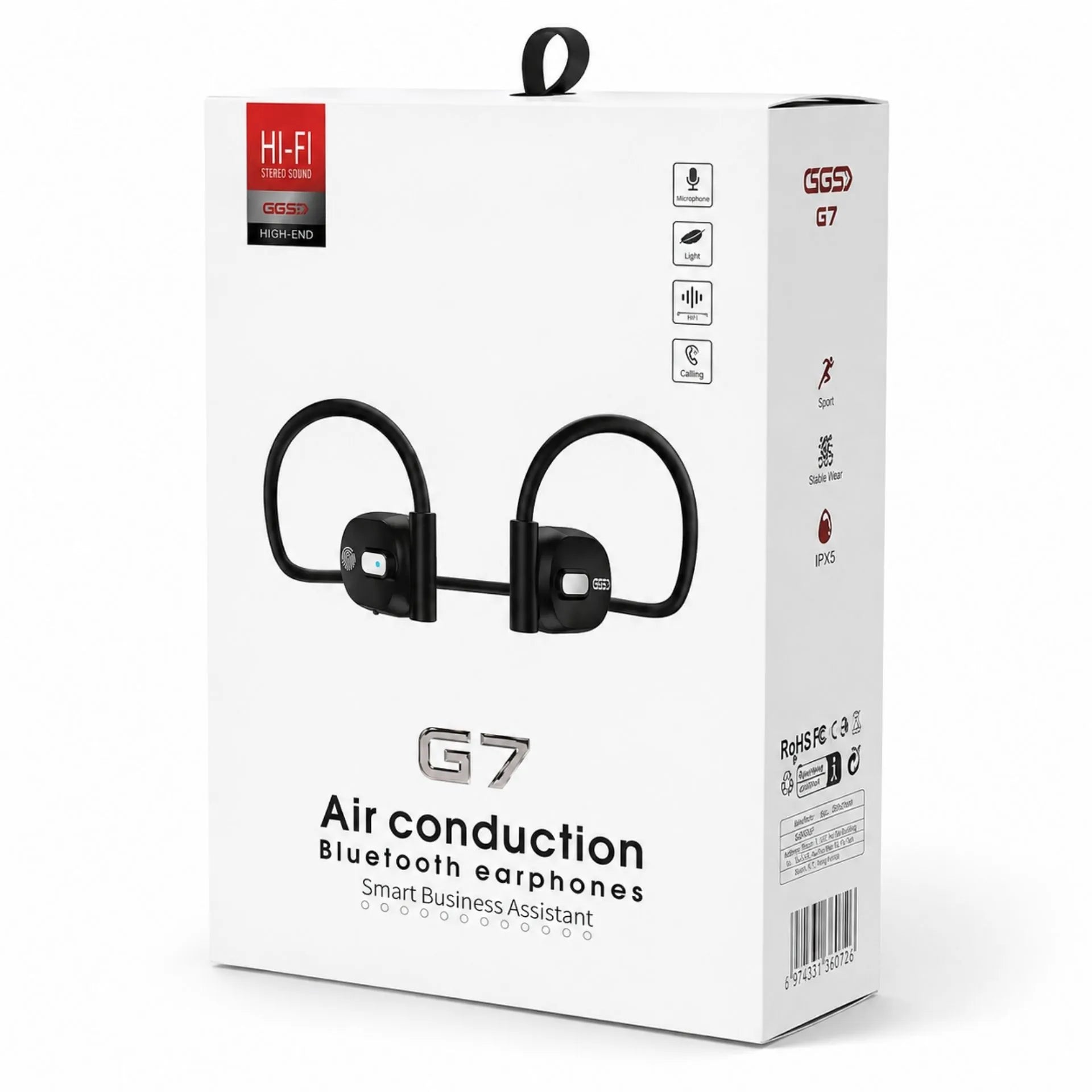 Audífonos Inalámbricos De Conducción Aérea Bluetooth SGS G7