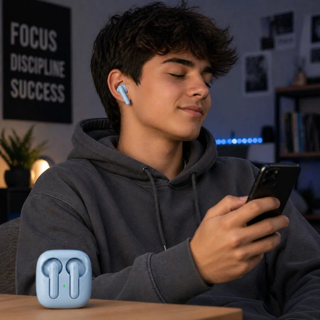 Audífonos Inalámbricos Bluetooth 5.3 Recargables Con Estuche De Carga H19