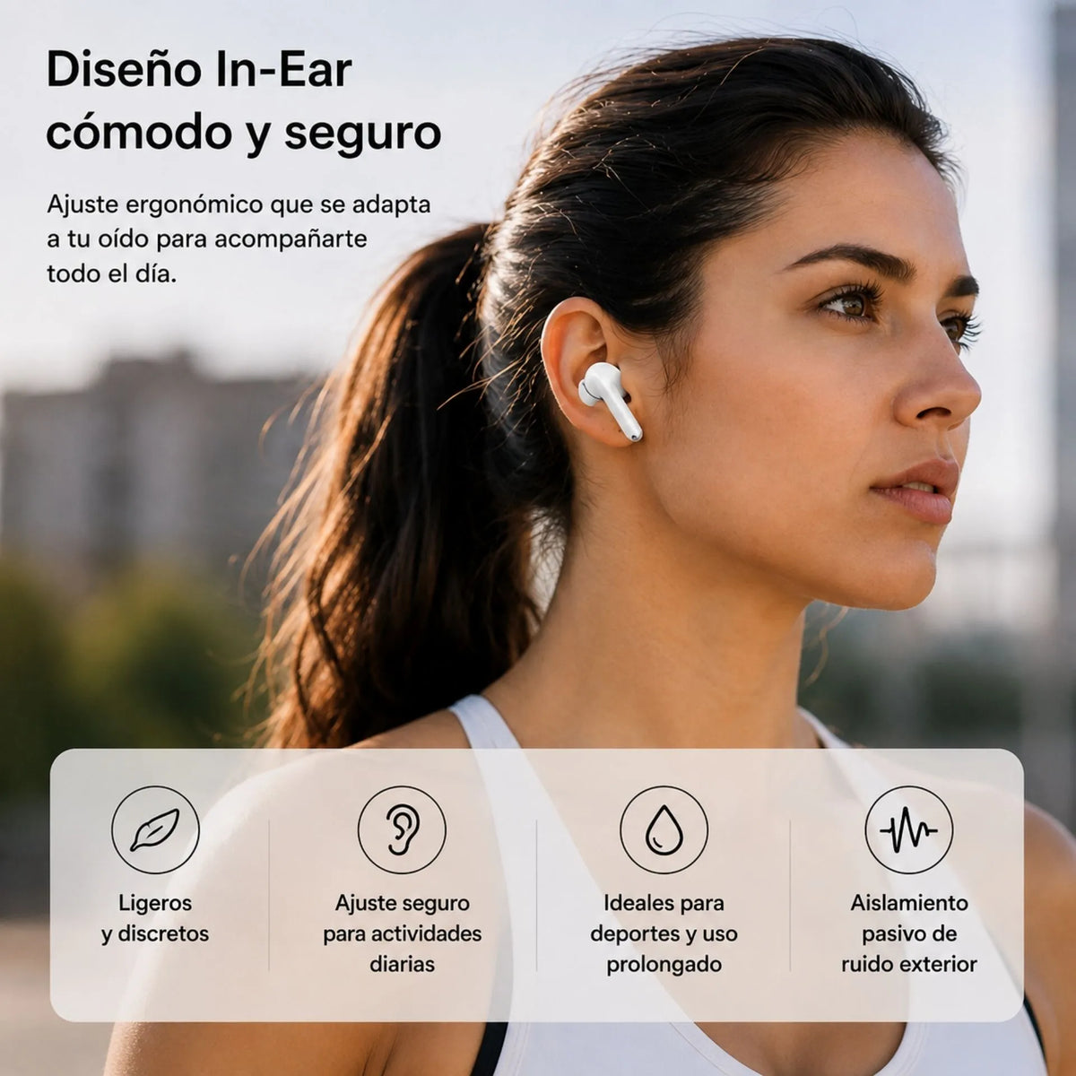 Audífonos Inalámbricos Bluetooth 5.3 HiFi Con Estuche De Carga SGS S72