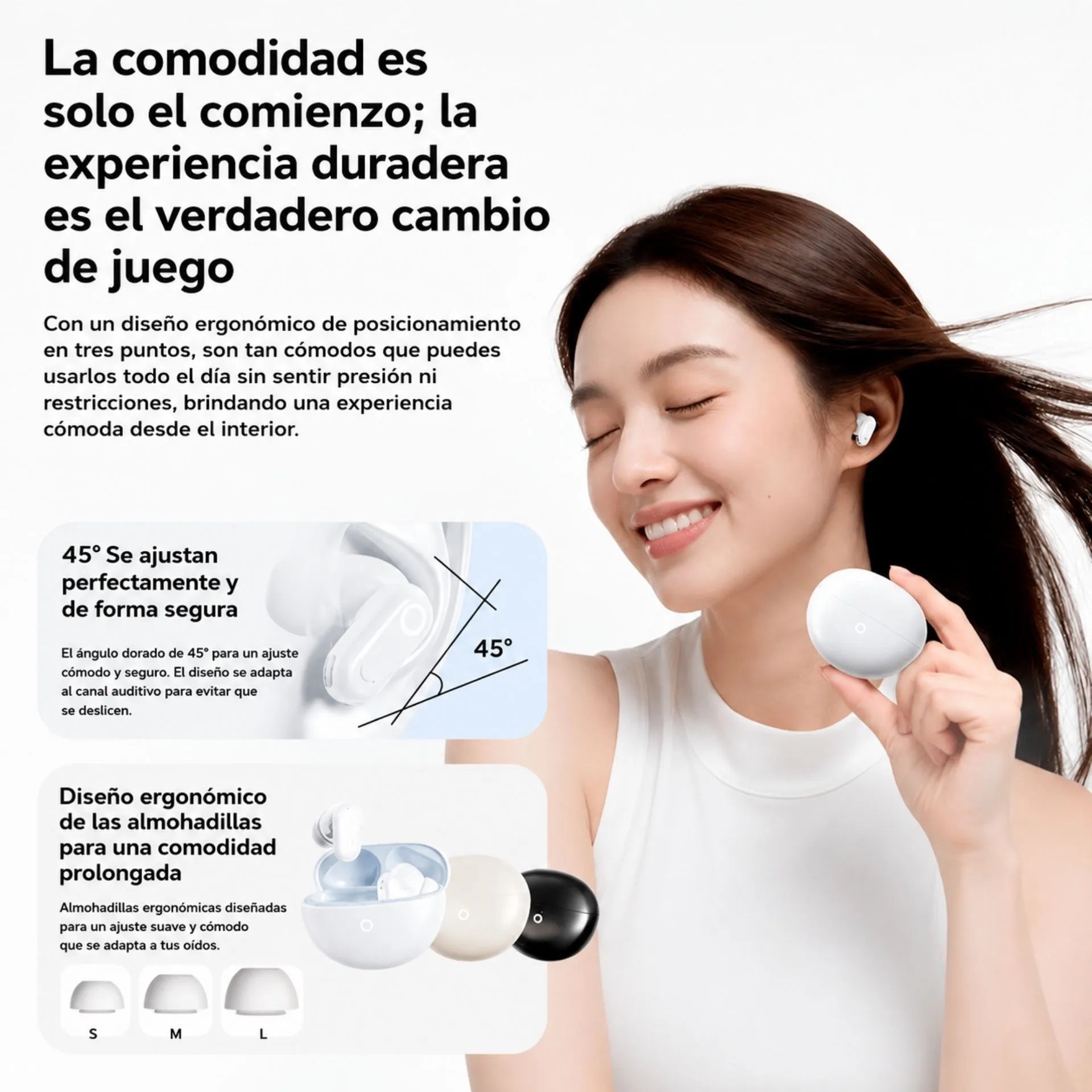 Audífonos Inalámbricos Bluetooth 6.0 Estuche de Carga y Control Táctil KC-T11