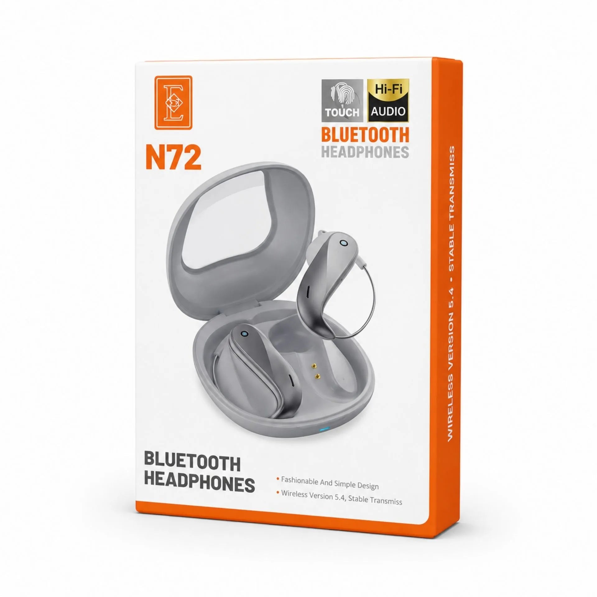 Audífonos Inalámbricos Bluetooth 5.4 Hi-Fi Control Touch N72