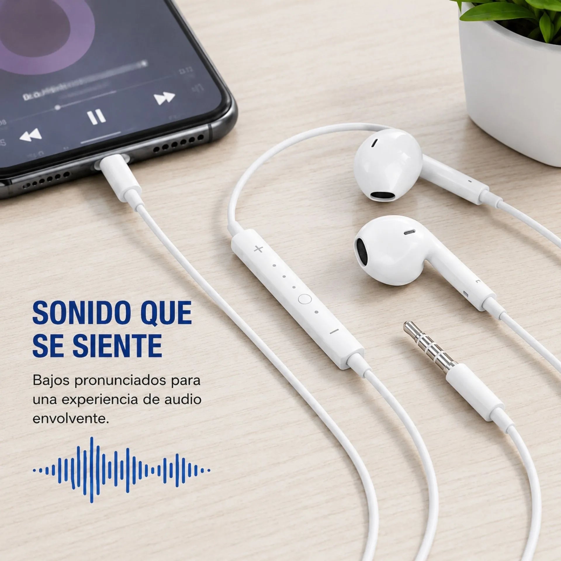 Audífonos Alámbricos Con Micrófono, Control De Volumen Y Jack 3.5 mm PZX 1525