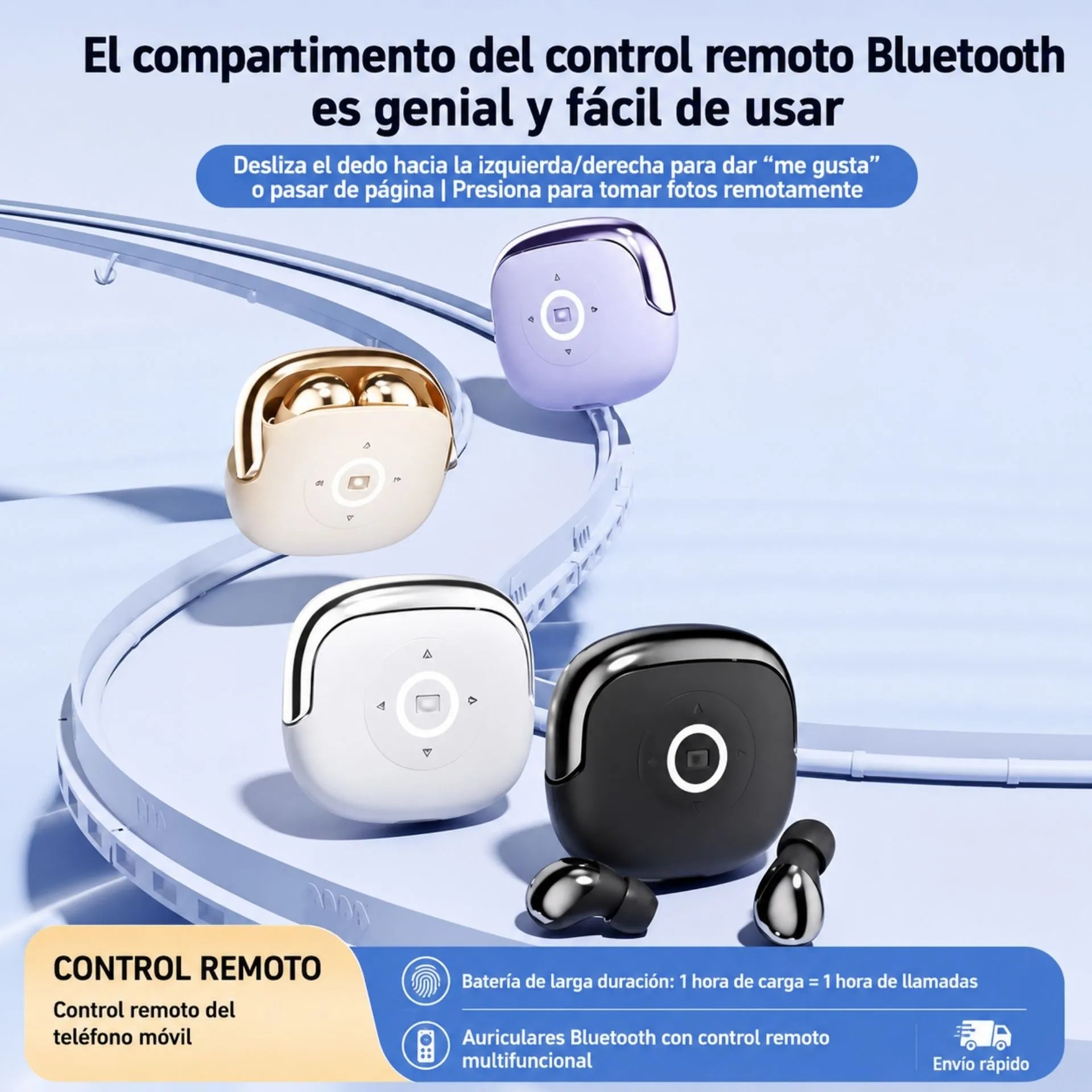 Audífonos Inalámbricos Bluetooth 5.4 con Pantalla LED y Estuche de Carga Q62