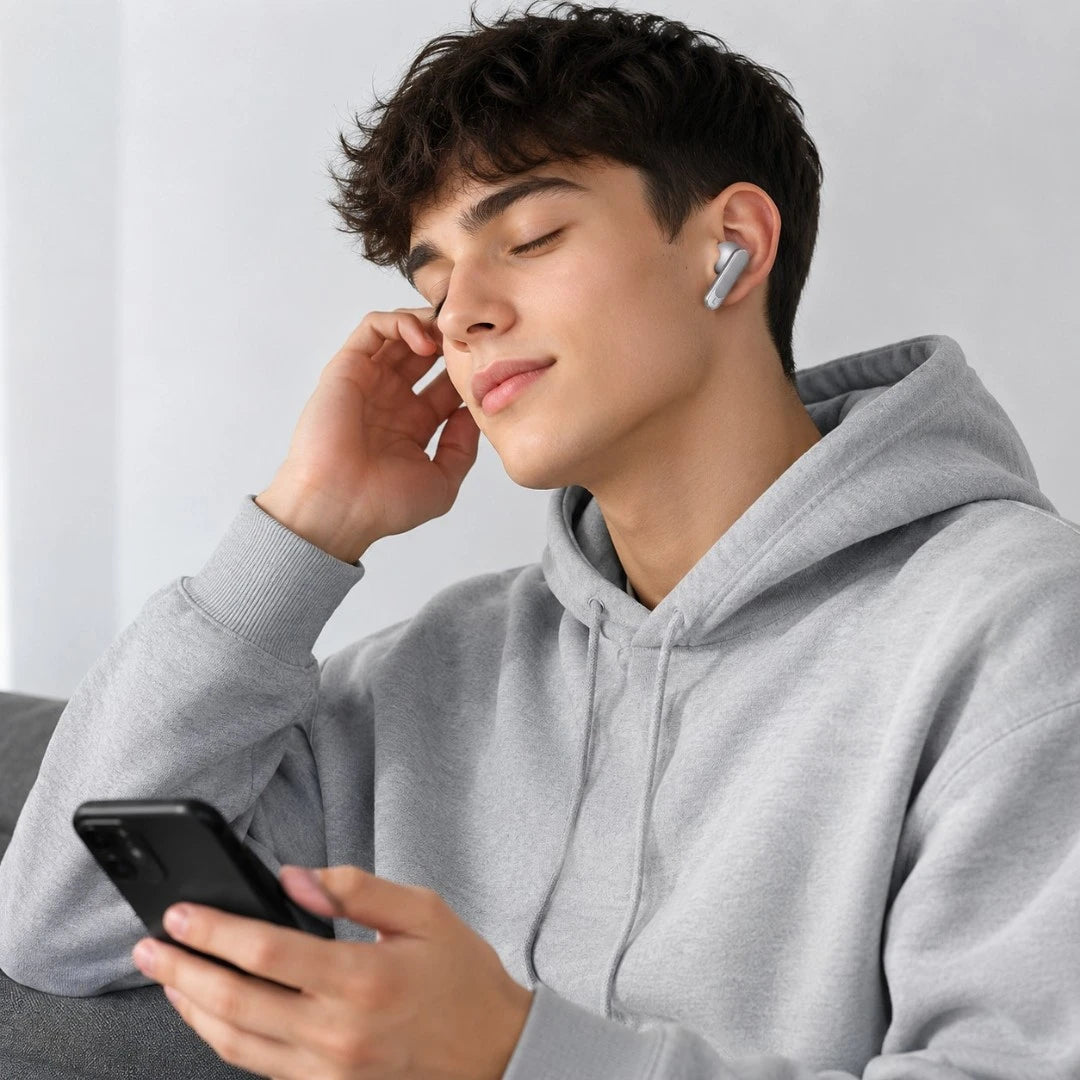 Audífonos Inalámbricos Bluetooth Recargables Con Estuche De Carga P300