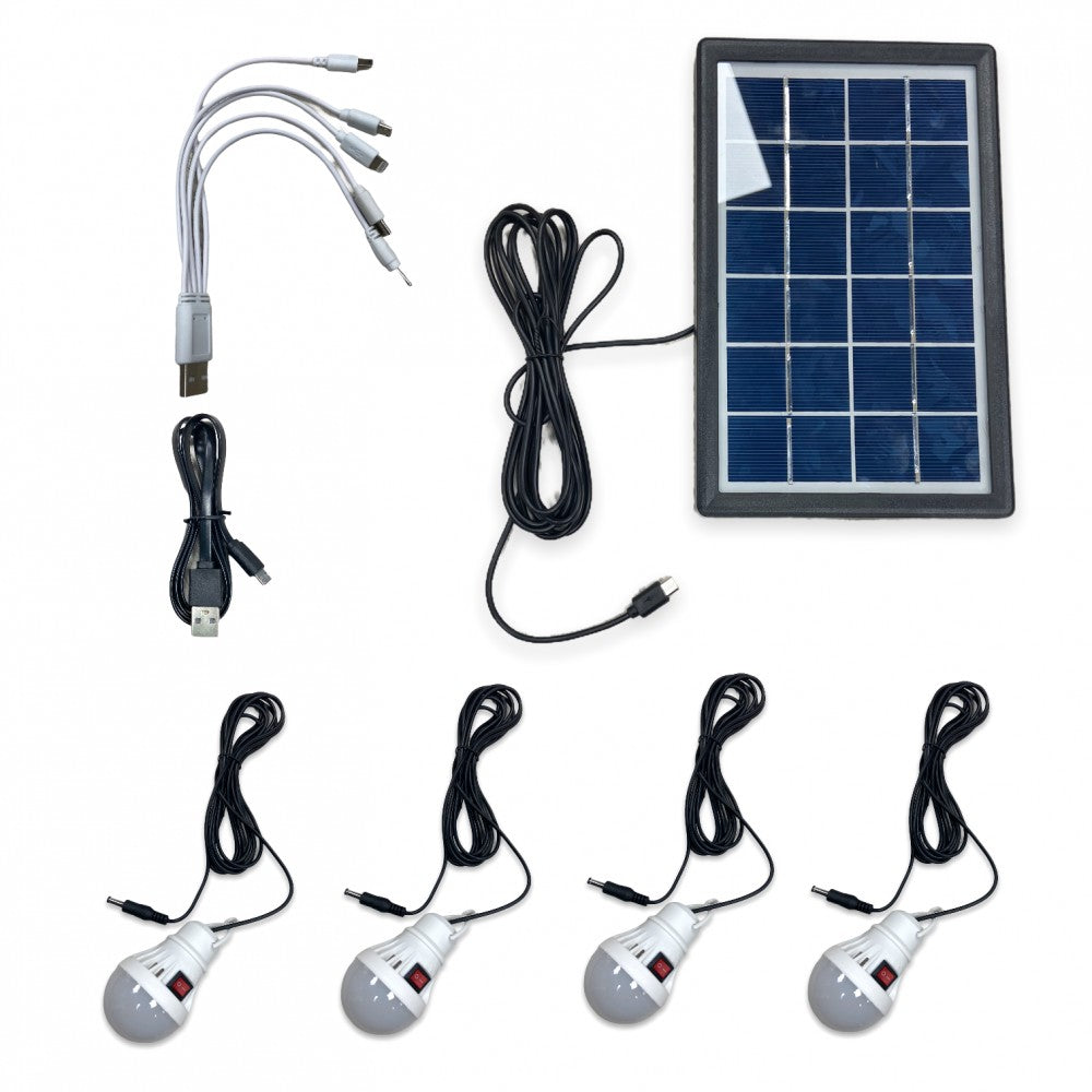 Parlante Planta Solar Recargable 4 Bombillos  Beck Play BP-PL087S B2B DESTAPE!