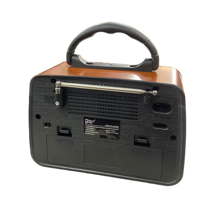 Radio Parlante Beck Play Vintage BP-RV045BT – Tecnologia Mayorista