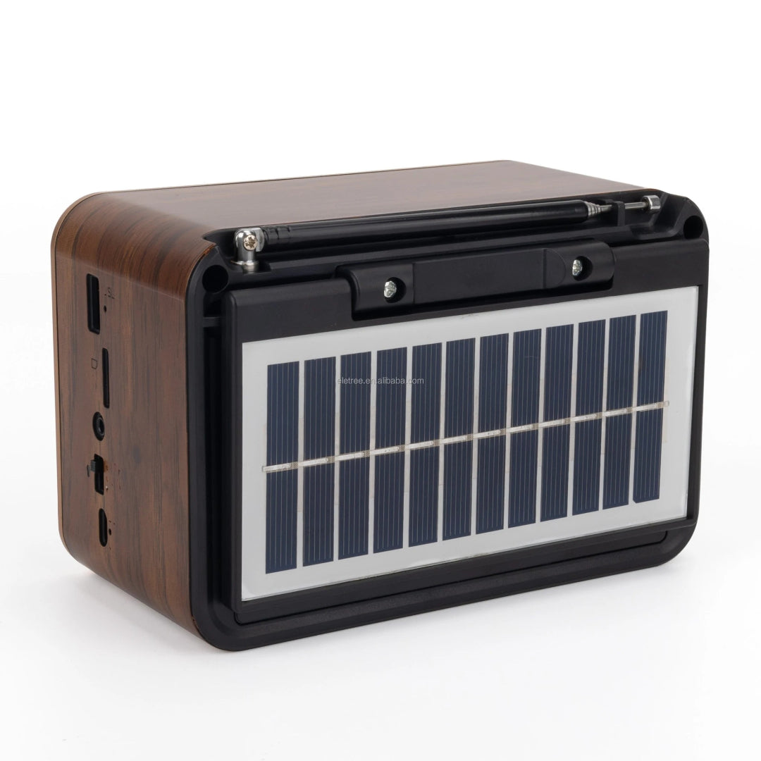 Radio Parlante Beck Play Vintage Recargable Con Radio FM/AM/SW BP-RV179BT