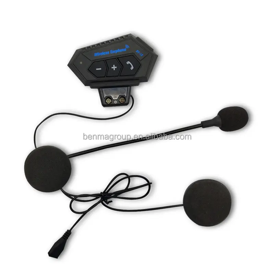 Audífonos Bluetooth Recargables P/Casco Moto Estéreo BT-12 ¡Envio Grat