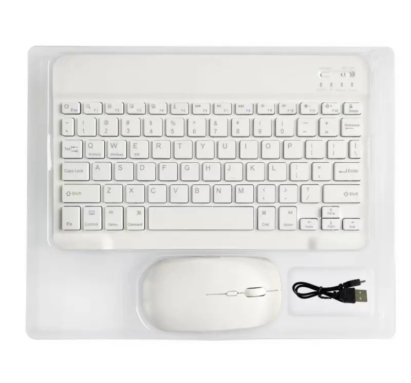 Combo teclado y sales mouse inalambrico recargable