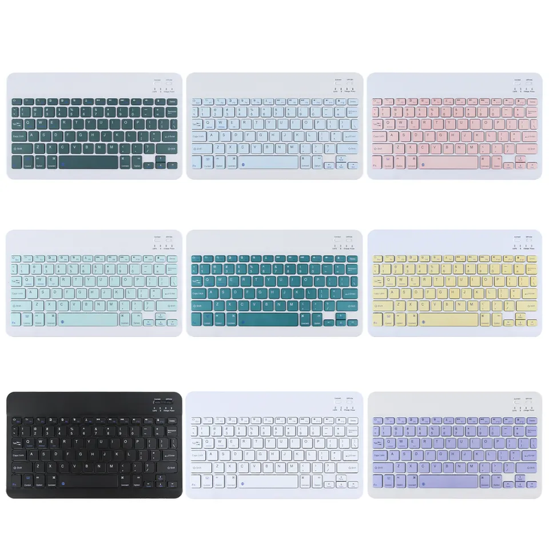 Cargue la imagen en el visor de la galería, Combo Teclado Mouse Inalambrico Recargable Bluetooth BT209 ¡Envio Gratis!
