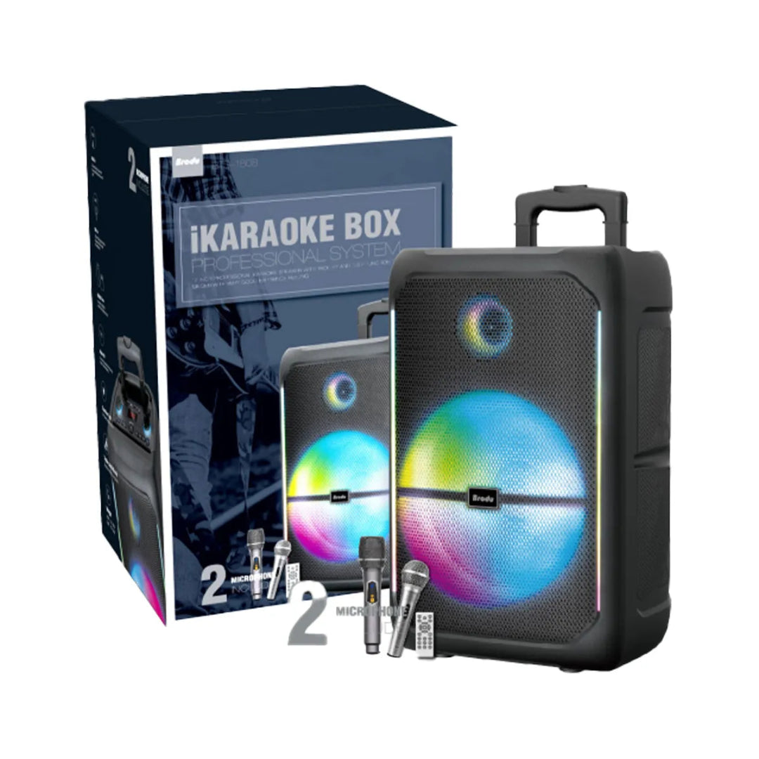 Cabina De Sonido Recargable Con Bocina De 12" BTS-1808