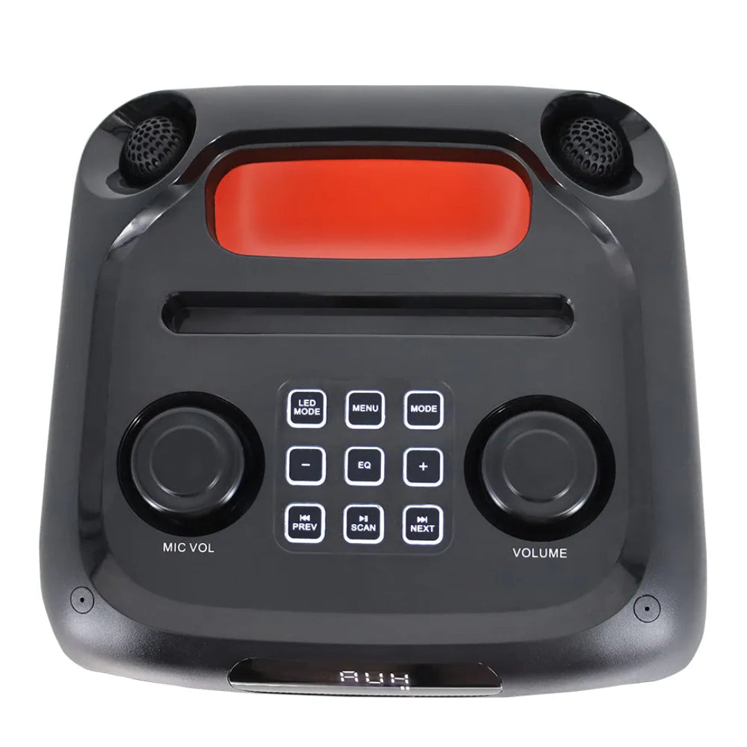 Radio Parlante Inalmbrico Con Bocina De 8" Recargable BTS-2107
