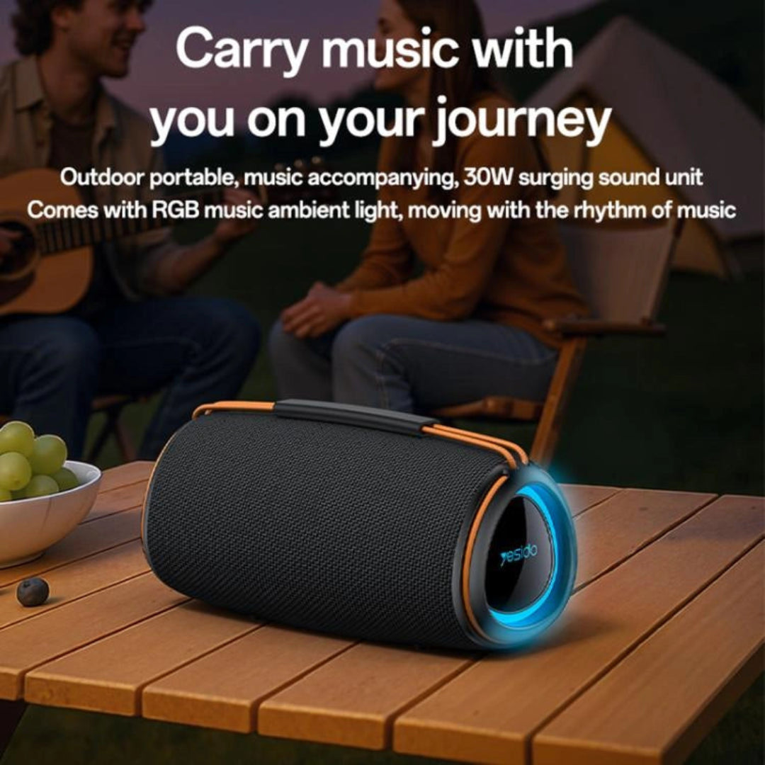 Parlante Bluetooth Portátil Función TWS Y Batería Recargable BTS-2410