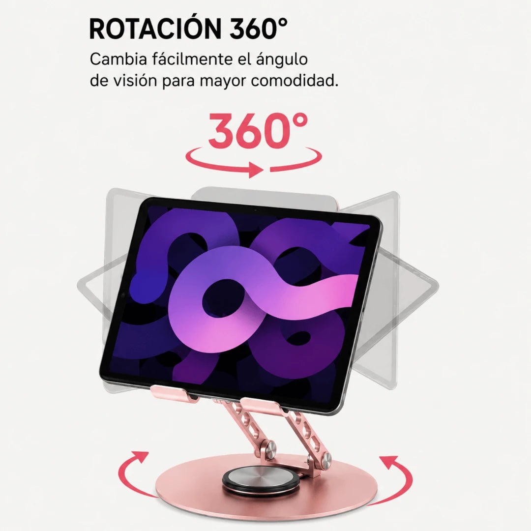 Soporte Metálico Giratorio 360° Para Tablet O Celular Baihuo City MY-7537