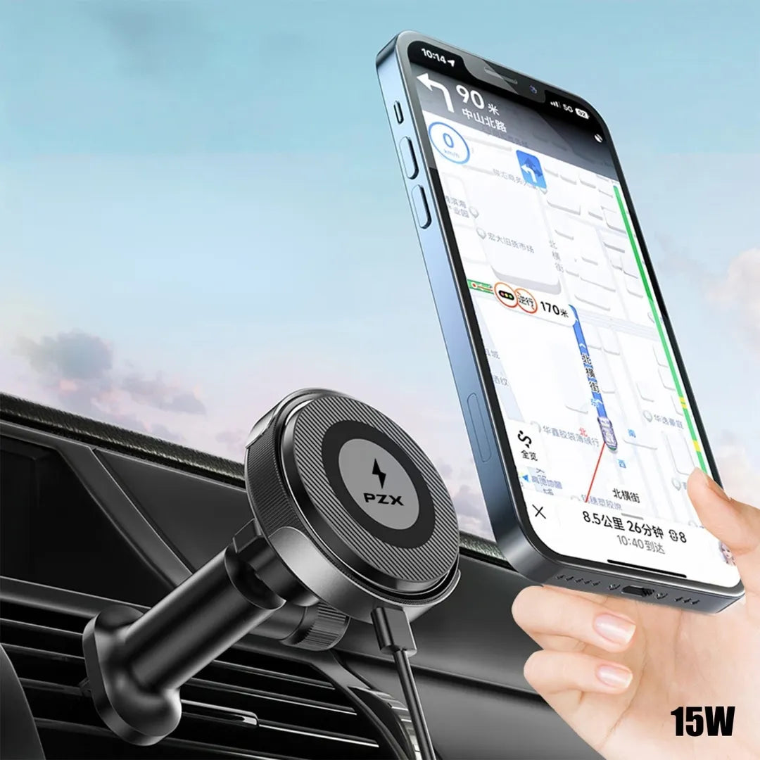 Soporte Pzx De Celular Para Carro Con Carga Magnética C970