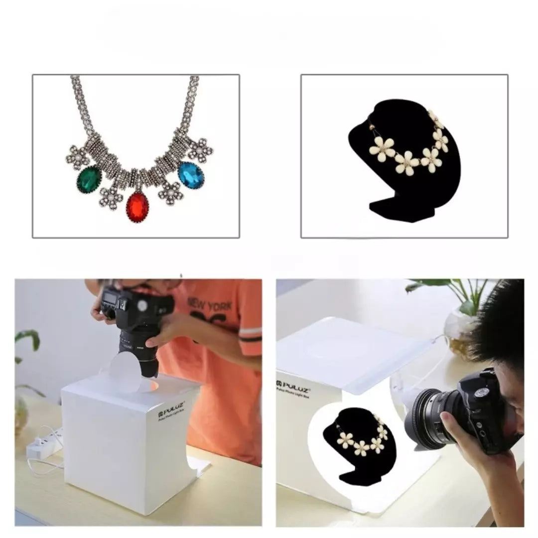 Caja De Luz Fotográfica Con Fondos PU5022