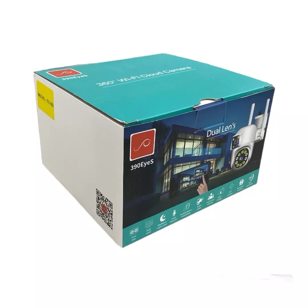Camara De Vigilancia Doble Lente Wifi TC193-ED2D5-XC B2B DESTAPE!
