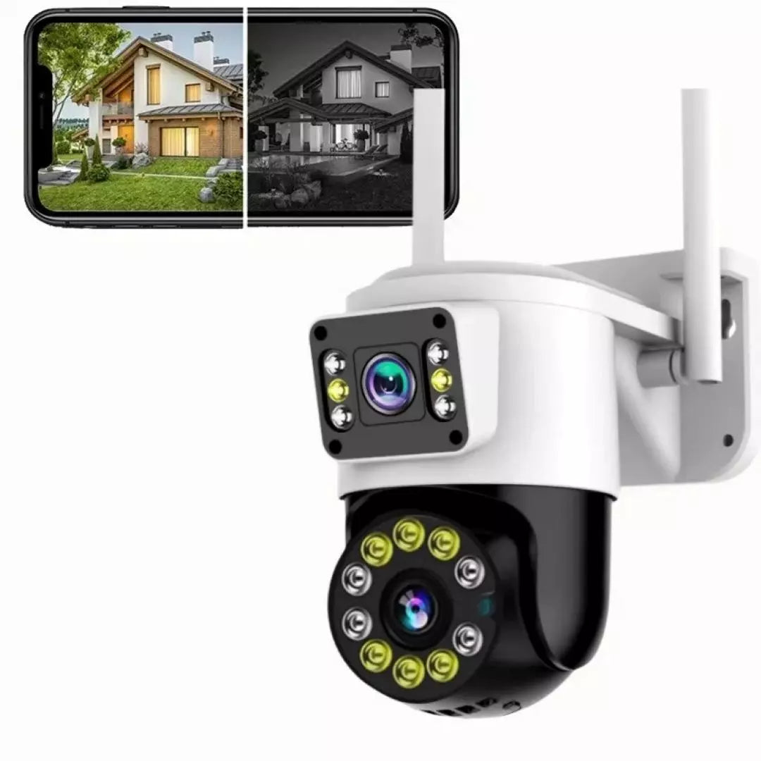 Camara De Vigilancia Doble Lente Wifi TC193-ED2D5-XC B2B DESTAPE!