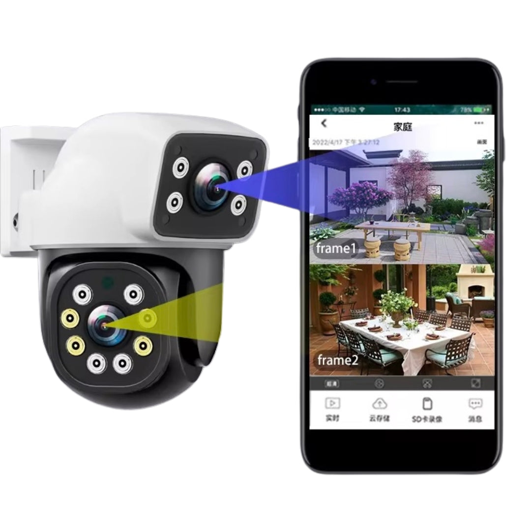 Camara De Seguridad Doblé Lente Wifi TC252-ED2B3-XA