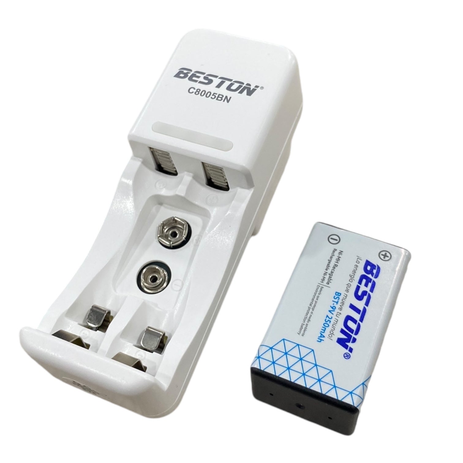 Cargador Beston Versátil De Triple Función Para Baterías C8005BN 9V B2B