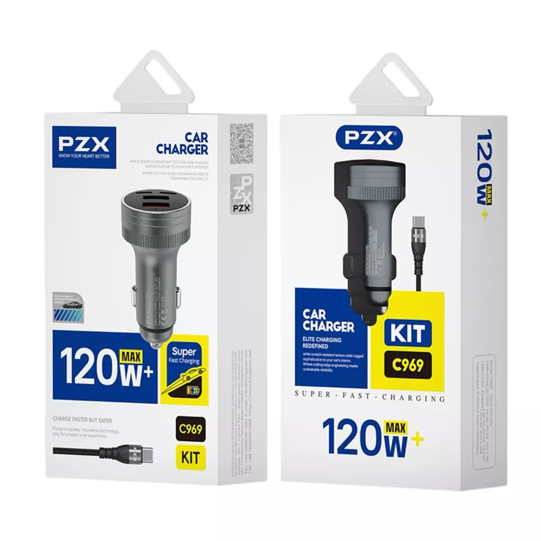 Cargador Para Carro Pzx C969 C-C
