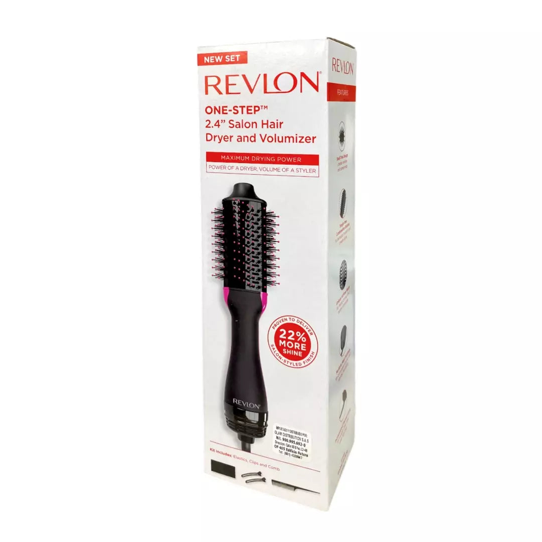 Cepillo Revlon Secador y Voluminizador One-Step 2.4" RVDR5282PK