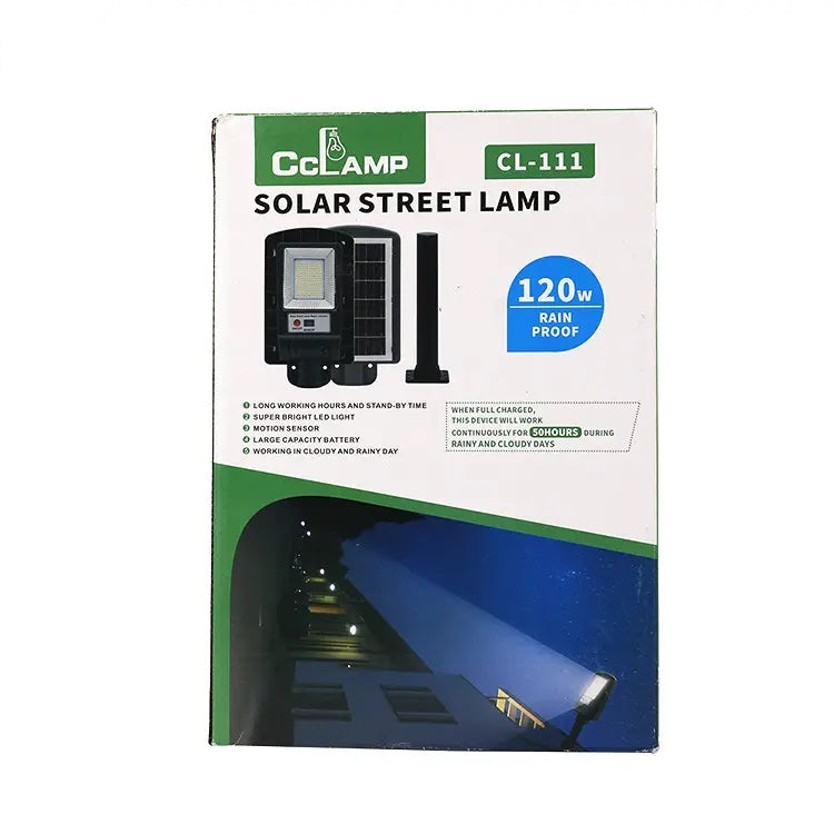 Cargue la imagen en el visor de la galería, Lampara Solar Exterior Recargable 120W Clamp CL-111 ¡Envío Gratis!
