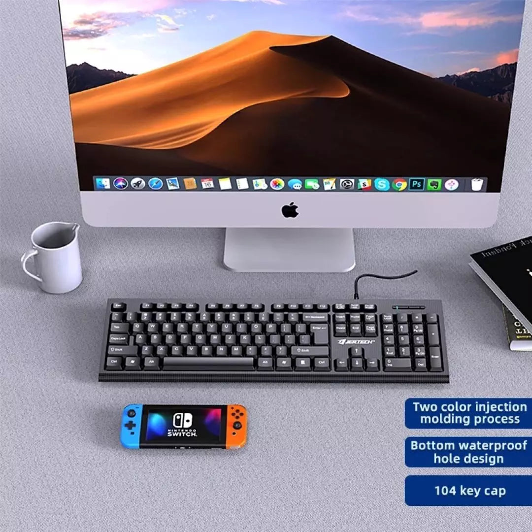 Combo Teclado Y Mouse Para Computador Alambrico KM160