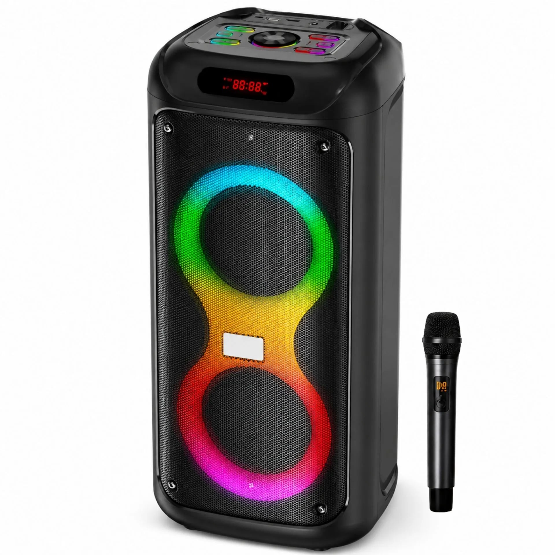 Cabina Bluetooth Doble 6.5 Pulgadas Con Micrófono Inalámbrico BRODU BTS-2258
