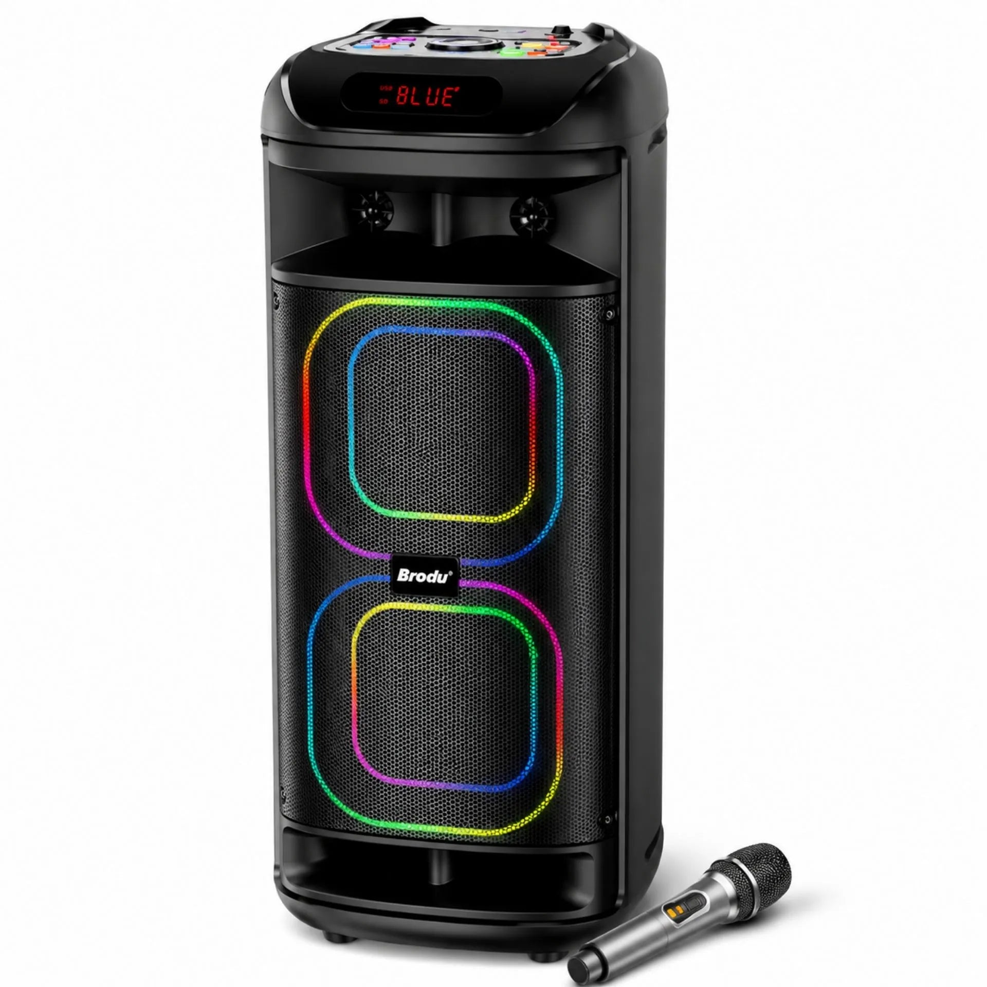 Cabina Bluetooth Doble Bocina 6.5 Pulgadas Con Micrófono Inalámbrico BRODU BTS-2261