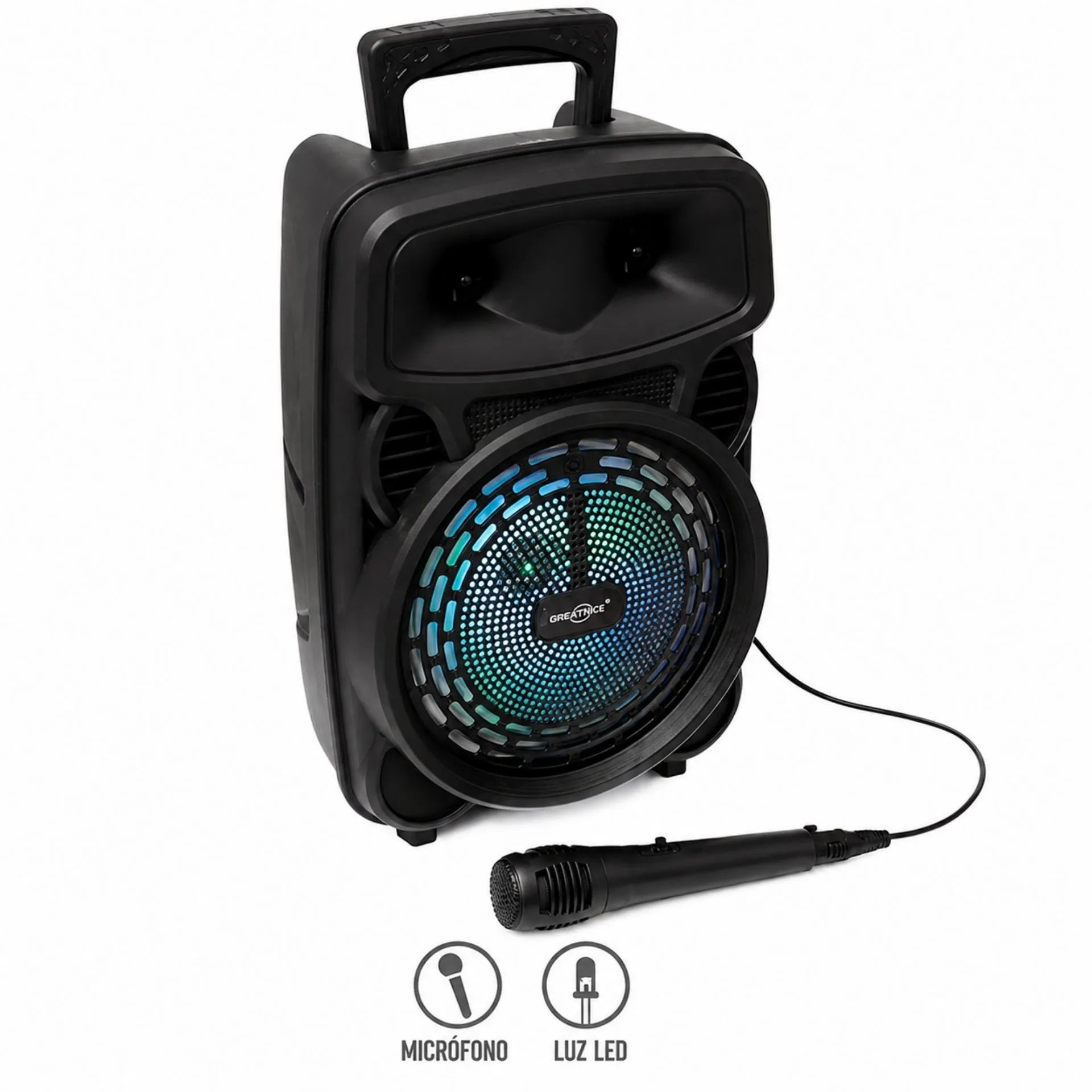 Parlante Cabina Bluetooth 8 Pulgadas Con Micrófono GREATNICE GTS-2450