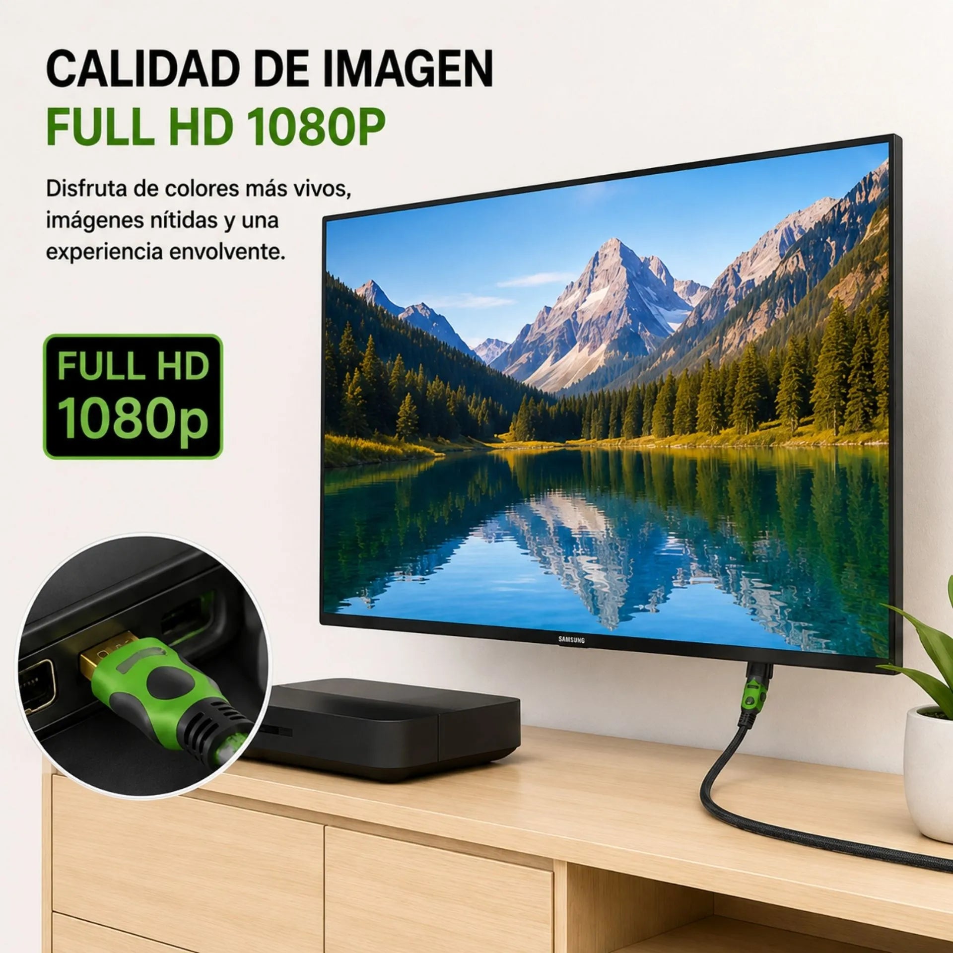 Cable HDMI Full HD 1080P Guaya Alta Velocidad LJ-1