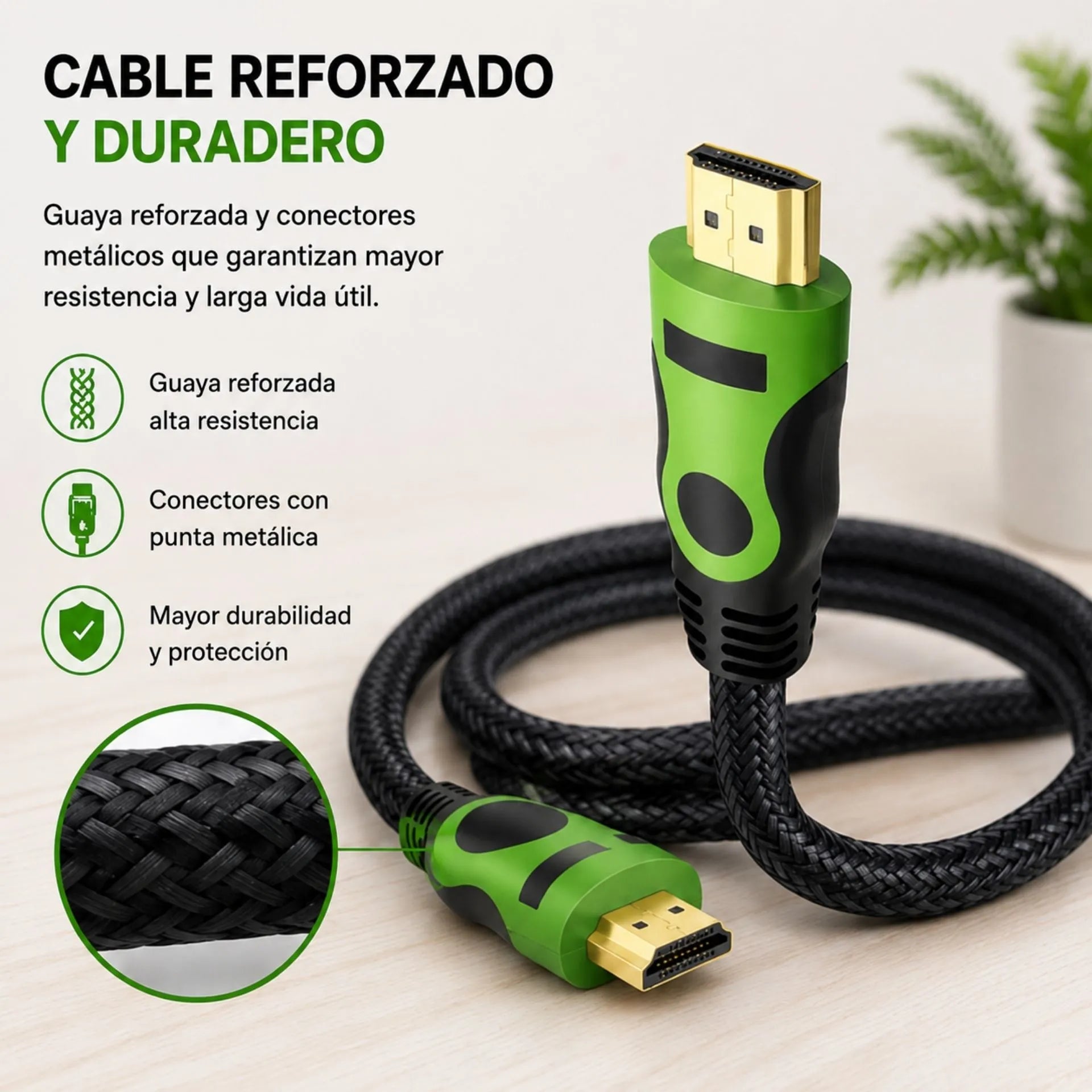 Cable HDMI Full HD 1080P Guaya Alta Velocidad LJ-1