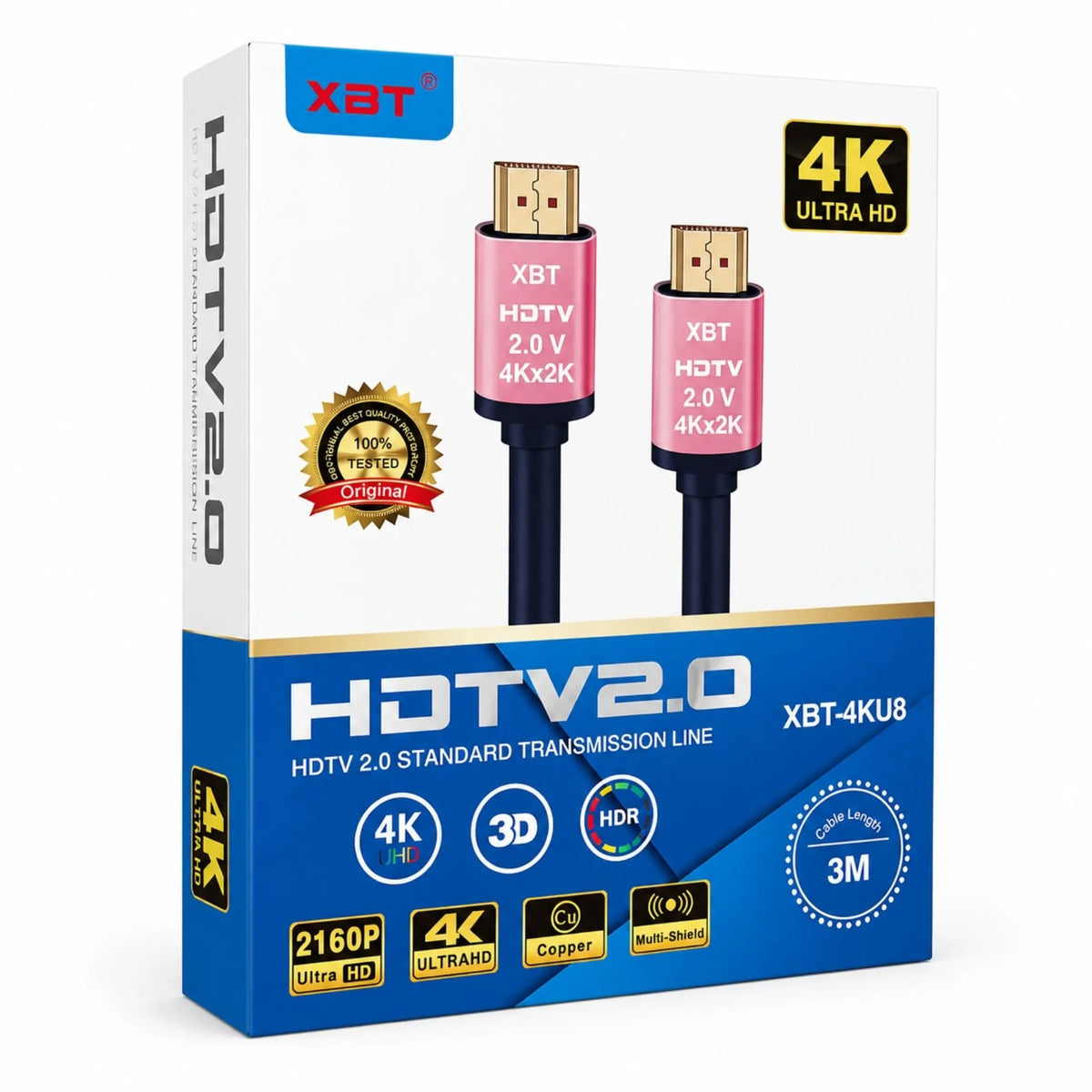 Cable HDMI 4K Ultra HD Velocidad 2.0 LJ-2