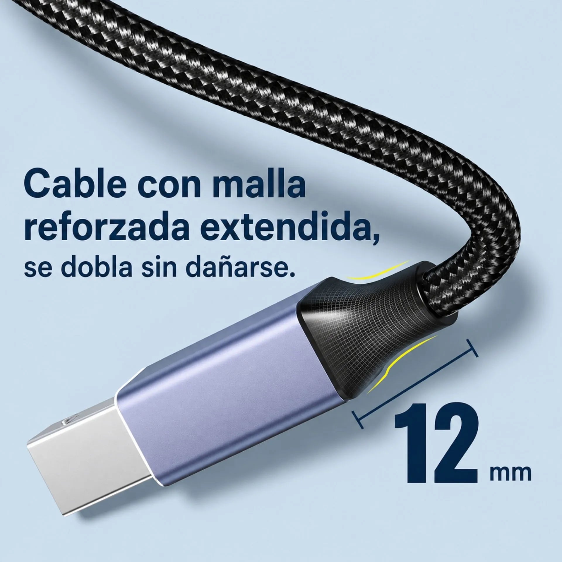 Cable De Impresora USB Tipo C a USB Tipo B LJ-73 TYPEC