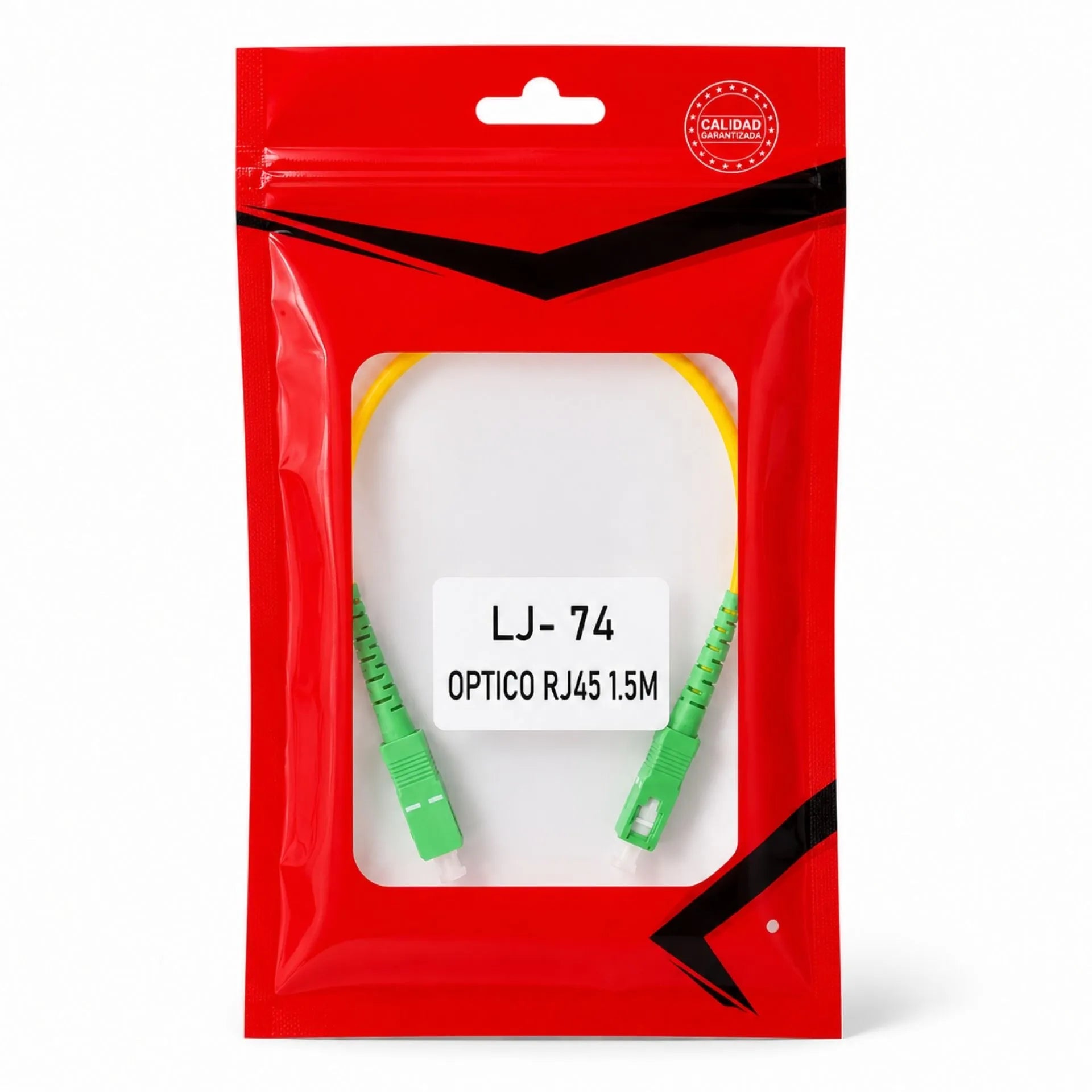 Cable De Fibra Óptica Alta Velocidad 1.5 Metros LJ-74 RJ45 1.5M