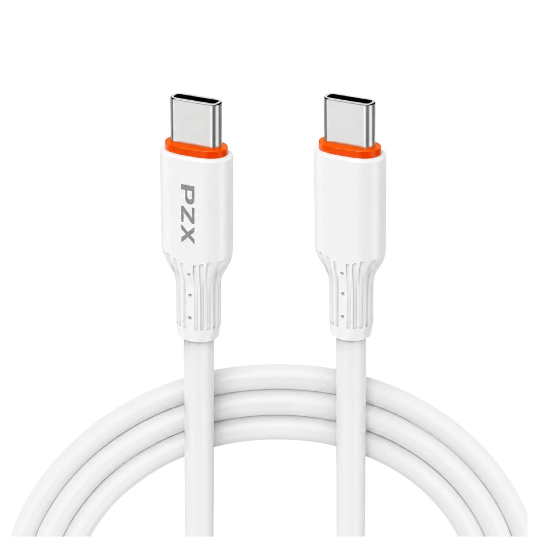 Cable PZX de Carga  Typec a Typec en TPE Flexible Tipo Soft V227C