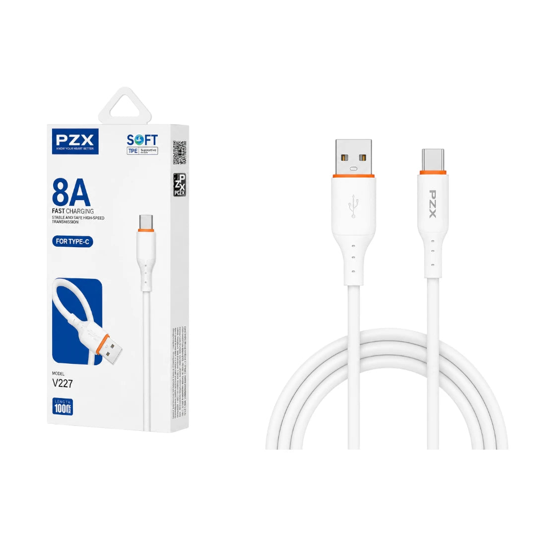 Cable PZX De Carga De Usb a Typec Con Intensidad de 8 Amperios V227