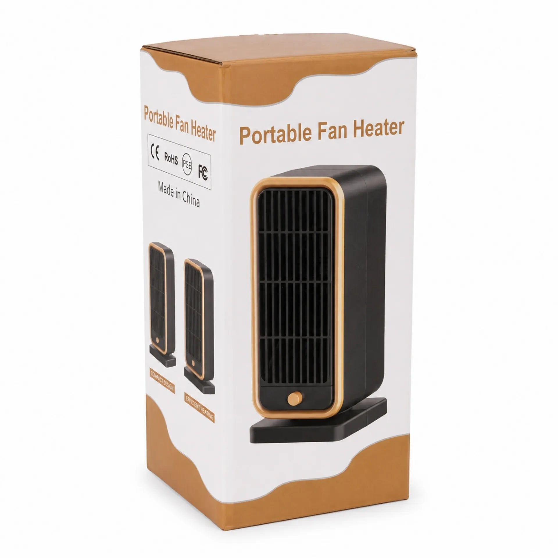 Calefactor Eléctrico Portátil 500W Con Protección Contra Sobrecalentamiento HQN211-20XS