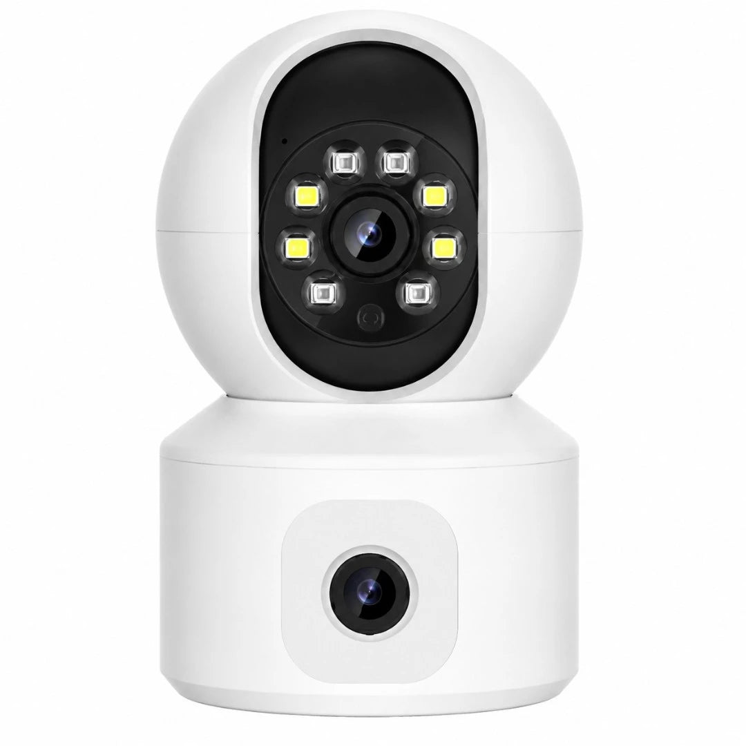Cámara De Seguridad Interior Doble Lente PTZ WiFi Con Audio Bidireccional TC292