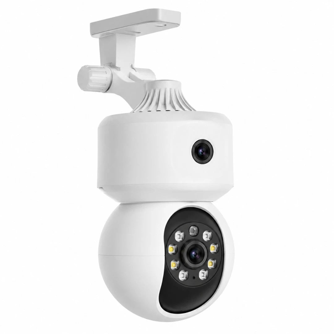 Cámara De Seguridad Interior Doble Lente PTZ WiFi Con Audio Bidireccional TC292