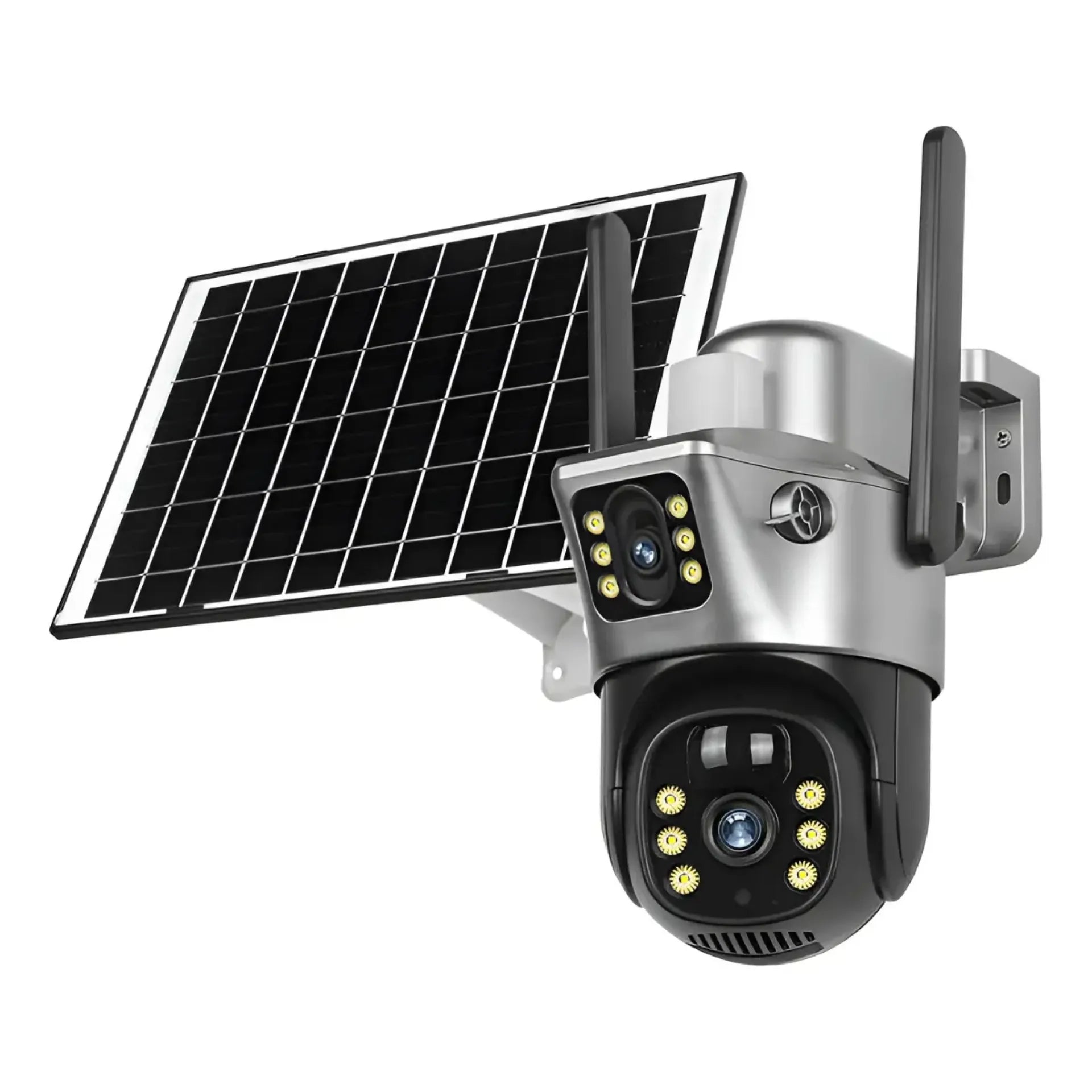Cámara De Seguridad Solar Doble Lente 4G Con Seguimiento Inteligente YX-9DLES-4G