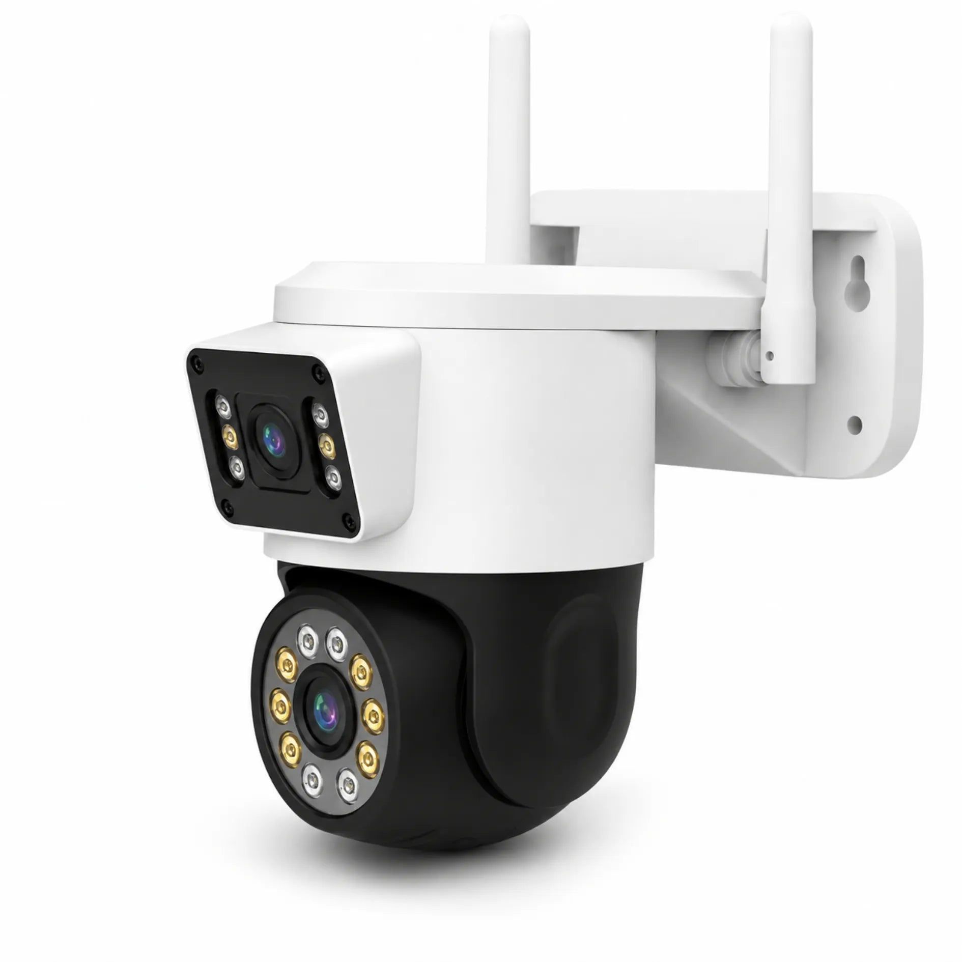 Cámara De Seguridad WiFi Doble Lente 360° Con Visión Nocturna TC193-ED2D5-XC