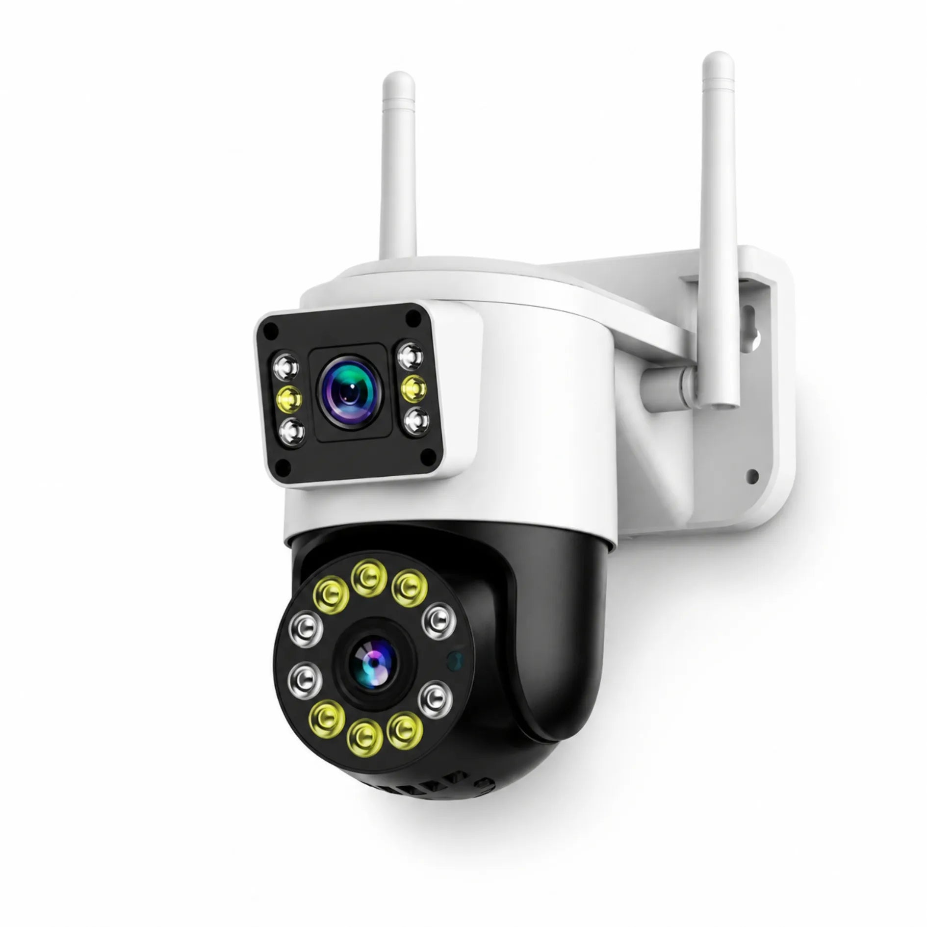 Cámara De Seguridad WiFi Doble Lente 360° Con Visión Nocturna TC193-ED2D5-XC