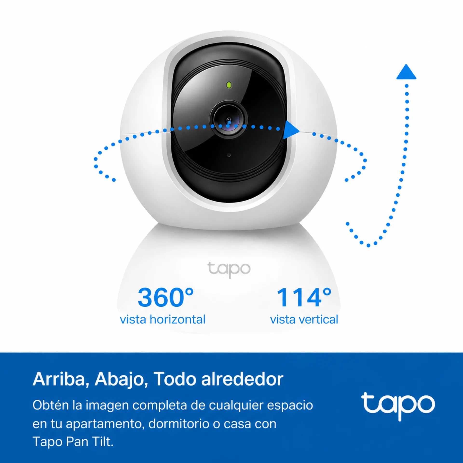 Cámara De Seguridad Interior Full HD Con Visión Nocturna Y Audio Bidireccional Tapo TP-Link C200