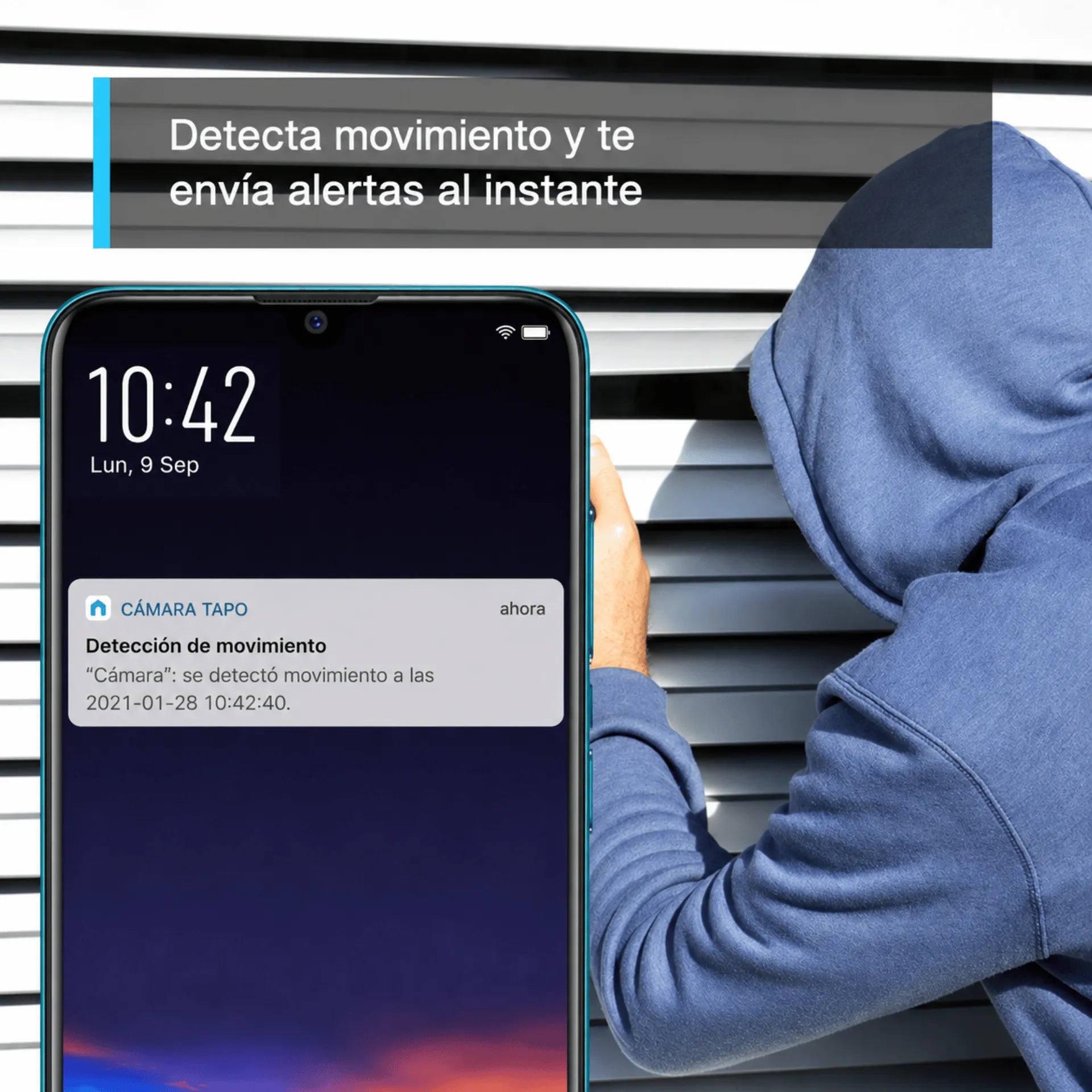 Cámara De Seguridad Interior TAPO Con Resolucion 2k Funciona Con App Tp-Link C210