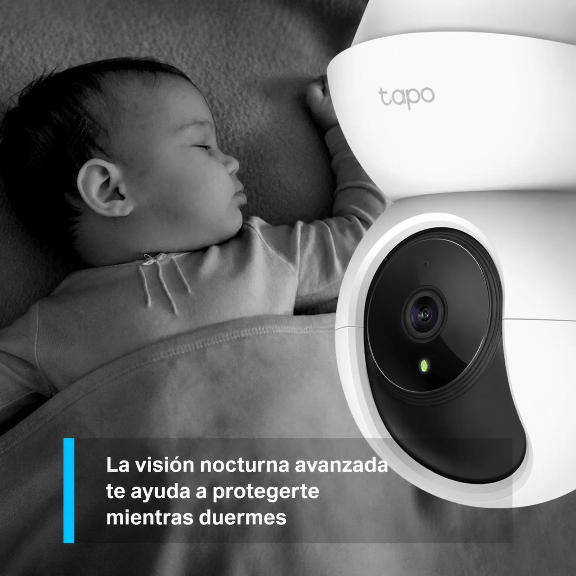 Cámara De Seguridad Interior TAPO Con Resolucion 2k Funciona Con App Tp-Link C210